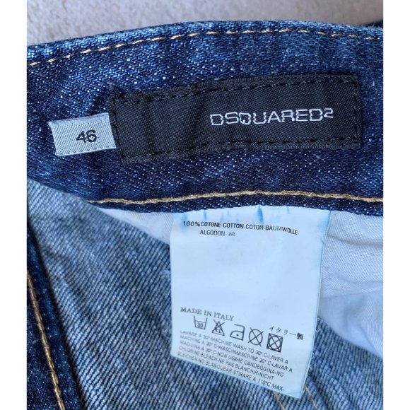 DSQUARED2 Oversized LOGO Denim JEANS - Picture 9 of 16